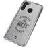 NHL Anaheim Ducks Black Text Galaxy A21 Clear Case
