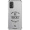 NHL Anaheim Ducks Black Text Galaxy A32 5G Clear Case