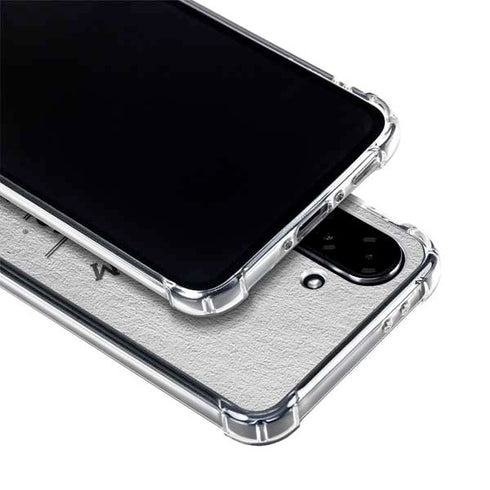 NHL Anaheim Ducks Black Text Galaxy A36 5G Clear Case