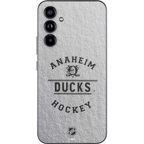 NHL Anaheim Ducks Black Text Galaxy A54 5G Skin