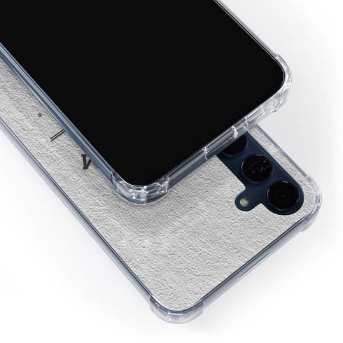 NHL Anaheim Ducks Black Text Galaxy A55 5G Clear Case