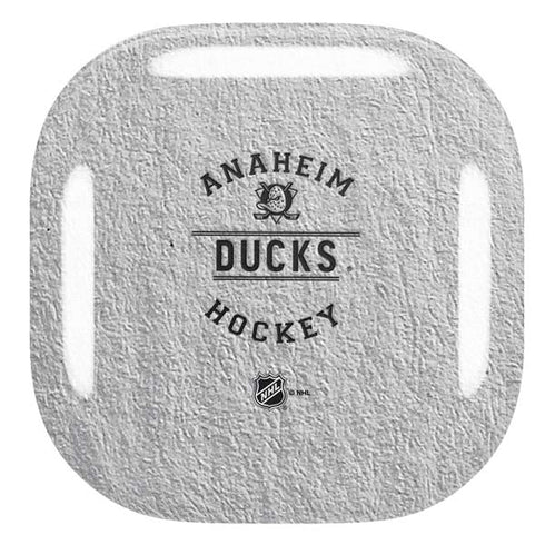 NHL Anaheim Ducks Black Text Galaxy Buds Live Skin