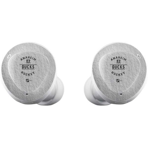 NHL Anaheim Ducks Black Text Galaxy Buds Plus Skin