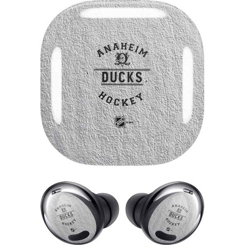 NHL Anaheim Ducks Black Text Galaxy Buds Pro Skin