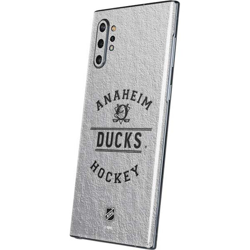 NHL Anaheim Ducks Black Text Galaxy Note 10 Plus Skin