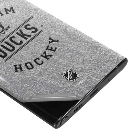 NHL Anaheim Ducks Black Text Galaxy Note 10 Plus Skin