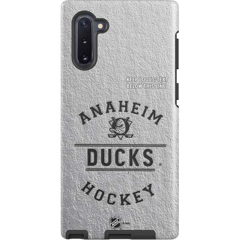 NHL Anaheim Ducks Black Text Galaxy Cases