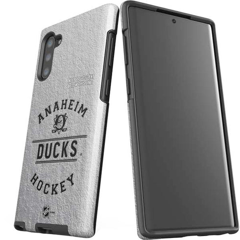NHL Anaheim Ducks Black Text Galaxy Note 10 Pro Case