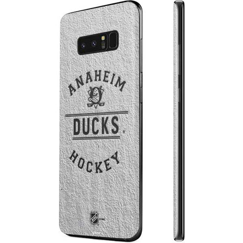 NHL Anaheim Ducks Black Text Galaxy Note 8 Skin