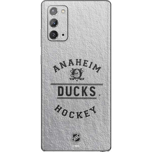 NHL Anaheim Ducks Black Text Galaxy Note20 5G Skin