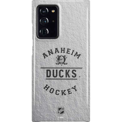 NHL Anaheim Ducks Black Text Galaxy Cases