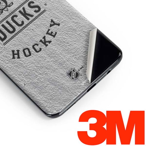 NHL Anaheim Ducks Black Text Galaxy S10 Plus Skin