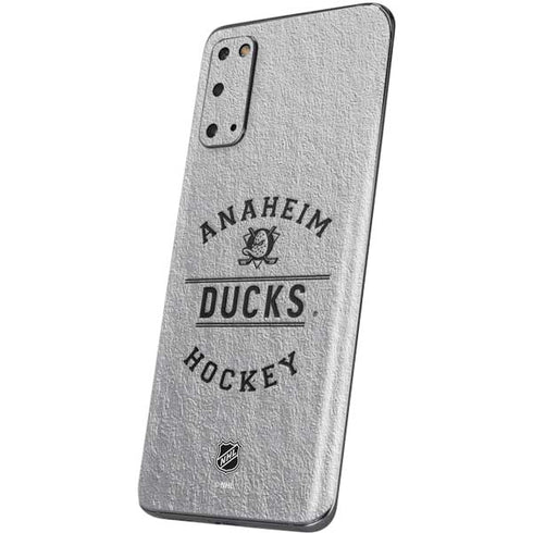 NHL Anaheim Ducks Black Text Galaxy S20 Skin