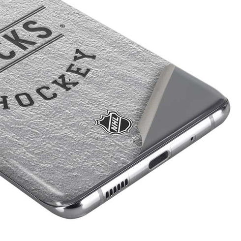 NHL Anaheim Ducks Black Text Galaxy S20 Skin