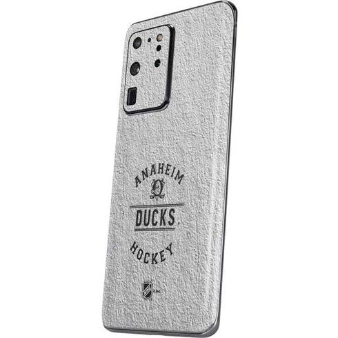 NHL Anaheim Ducks Black Text Galaxy S20 Ultra 5G Skin