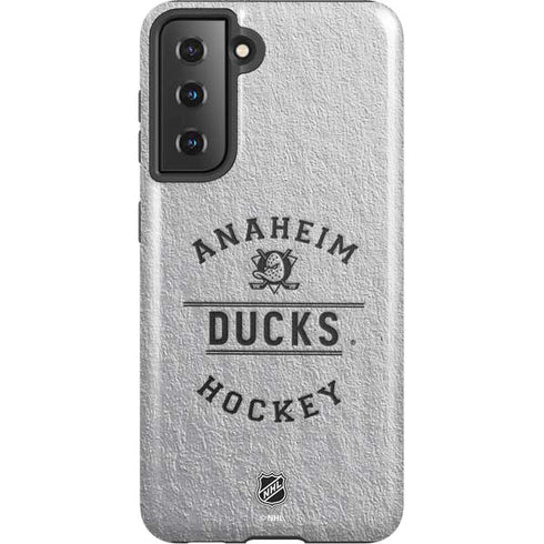 NHL Anaheim Ducks Black Text Galaxy S21 5G Pro Case