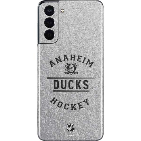 NHL Anaheim Ducks Black Text Galaxy S21 5G Skin