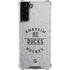 NHL Anaheim Ducks Black Text Galaxy S21 FE Clear Case