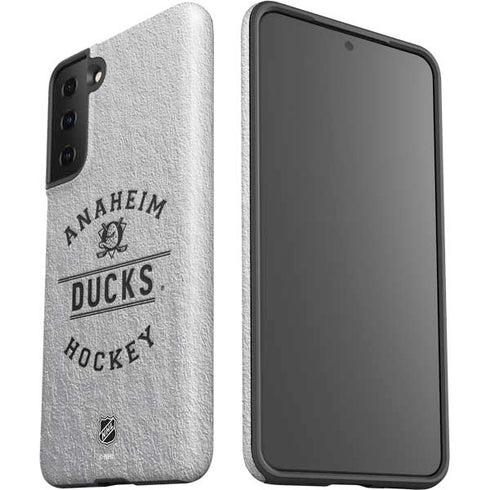NHL Anaheim Ducks Black Text Galaxy S21 FE Pro Case
