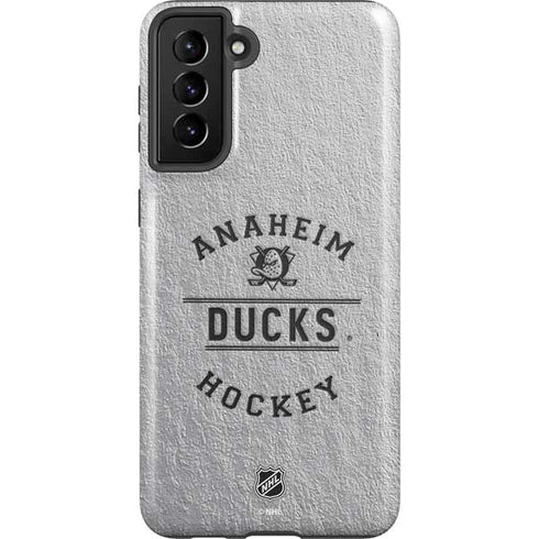 NHL Anaheim Ducks Black Text Galaxy S21 Plus 5G Pro Case
