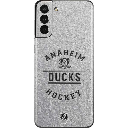 NHL Anaheim Ducks Black Text Galaxy S21 Plus 5G Skin