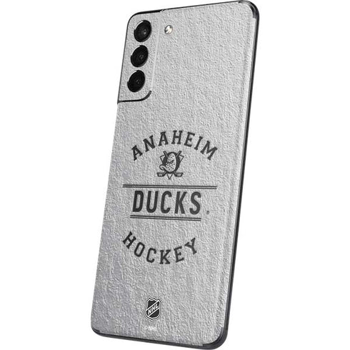 NHL Anaheim Ducks Black Text Galaxy S21 Plus 5G Skin