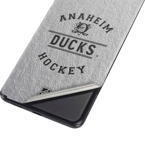 NHL Anaheim Ducks Black Text Galaxy S21 Plus 5G Skin