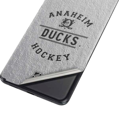 NHL Anaheim Ducks Black Text Galaxy S21 Ultra 5G Skin