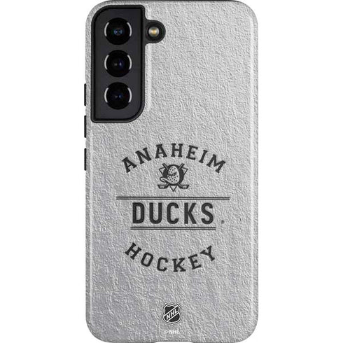 NHL Anaheim Ducks Black Text Galaxy S22 Pro Case