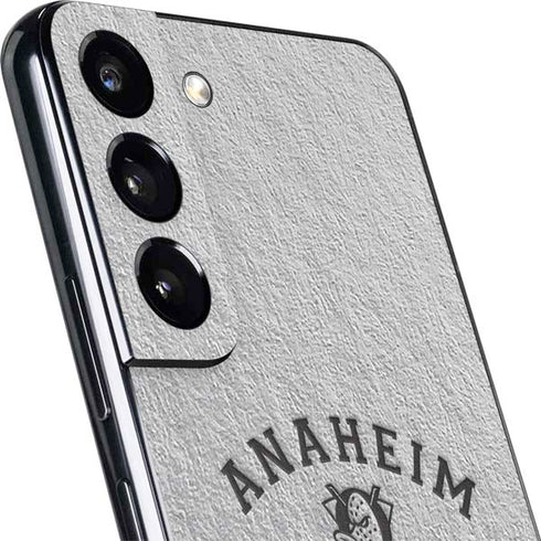 NHL Anaheim Ducks Black Text Galaxy S22 Skin