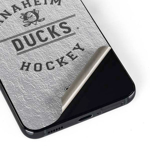 NHL Anaheim Ducks Black Text Galaxy S22 Skin