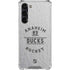 NHL Anaheim Ducks Black Text Galaxy S23 FE Clear Case