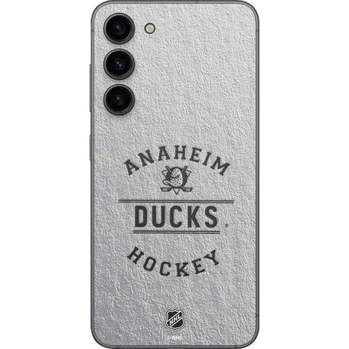 NHL Anaheim Ducks Black Text Galaxy S23 FE Skin