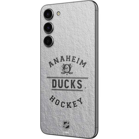 NHL Anaheim Ducks Black Text Galaxy S23 FE Skin