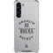 NHL Anaheim Ducks Black Text Galaxy S23 Plus Clear Case