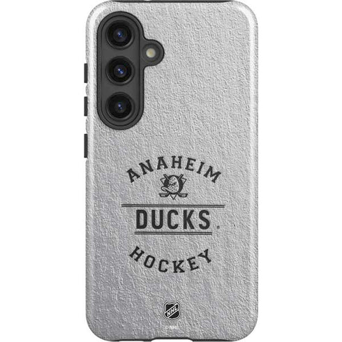 NHL Anaheim Ducks Black Text Galaxy S24 Plus Impact Case