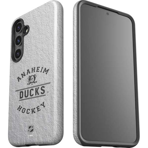 NHL Anaheim Ducks Black Text Galaxy S24 Plus Impact Case