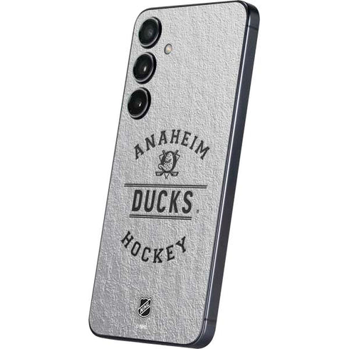 NHL Anaheim Ducks Black Text Galaxy S24 Plus Skin