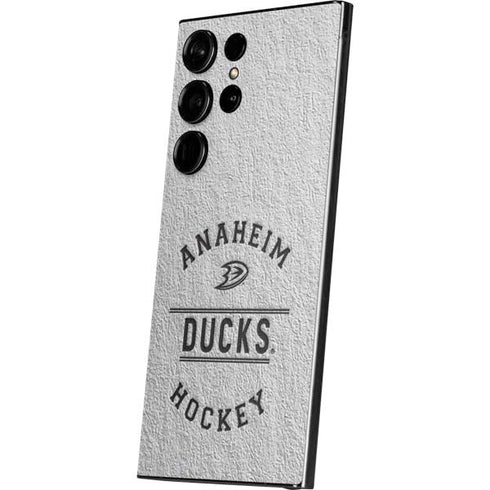 NHL Anaheim Ducks Black Text Galaxy S25 Ultra Skin