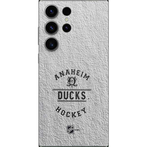 NHL Anaheim Ducks Black Text Galaxy S24 Ultra Skin