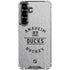 NHL Anaheim Ducks Black Text Galaxy S26 Clear Case
