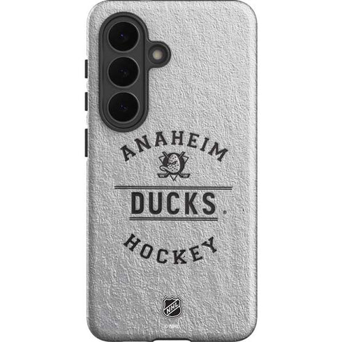 NHL Anaheim Ducks Black Text Galaxy S26 Impact Case