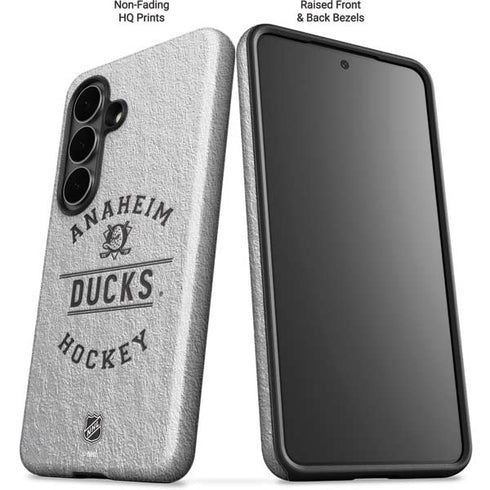 NHL Anaheim Ducks Black Text Galaxy S26 Plus Impact Case