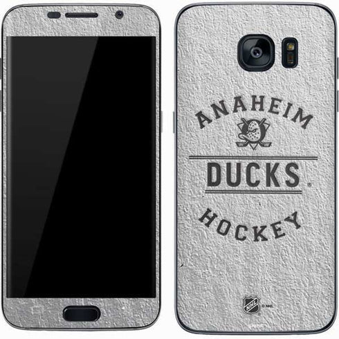 NHL Anaheim Ducks Black Text Galaxy S7 Skin