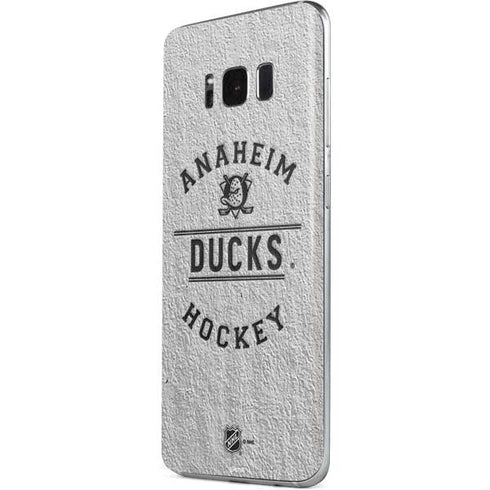 NHL Anaheim Ducks Black Text Galaxy S8 Skin