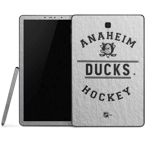 NHL Anaheim Ducks Black Text Samsung Galaxy Tab Skin