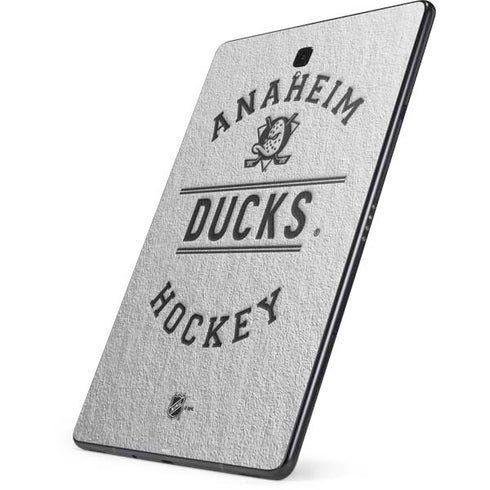 NHL Anaheim Ducks Black Text Samsung Galaxy Tab Skin