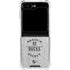 NHL Anaheim Ducks Black Text Galaxy Z Flip6 Clear Case