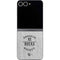 NHL Anaheim Ducks Black Text Galaxy Z Flip6 Skin
