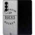 NHL Anaheim Ducks Black Text Galaxy Z Fold4 5G Skin